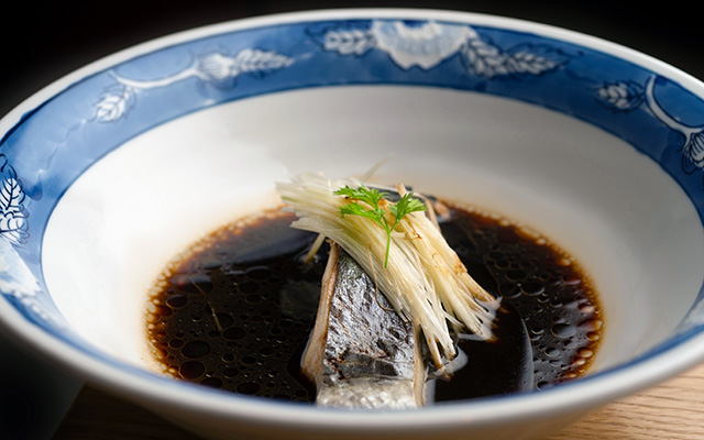 鰆の湯浅醤油香り蒸し